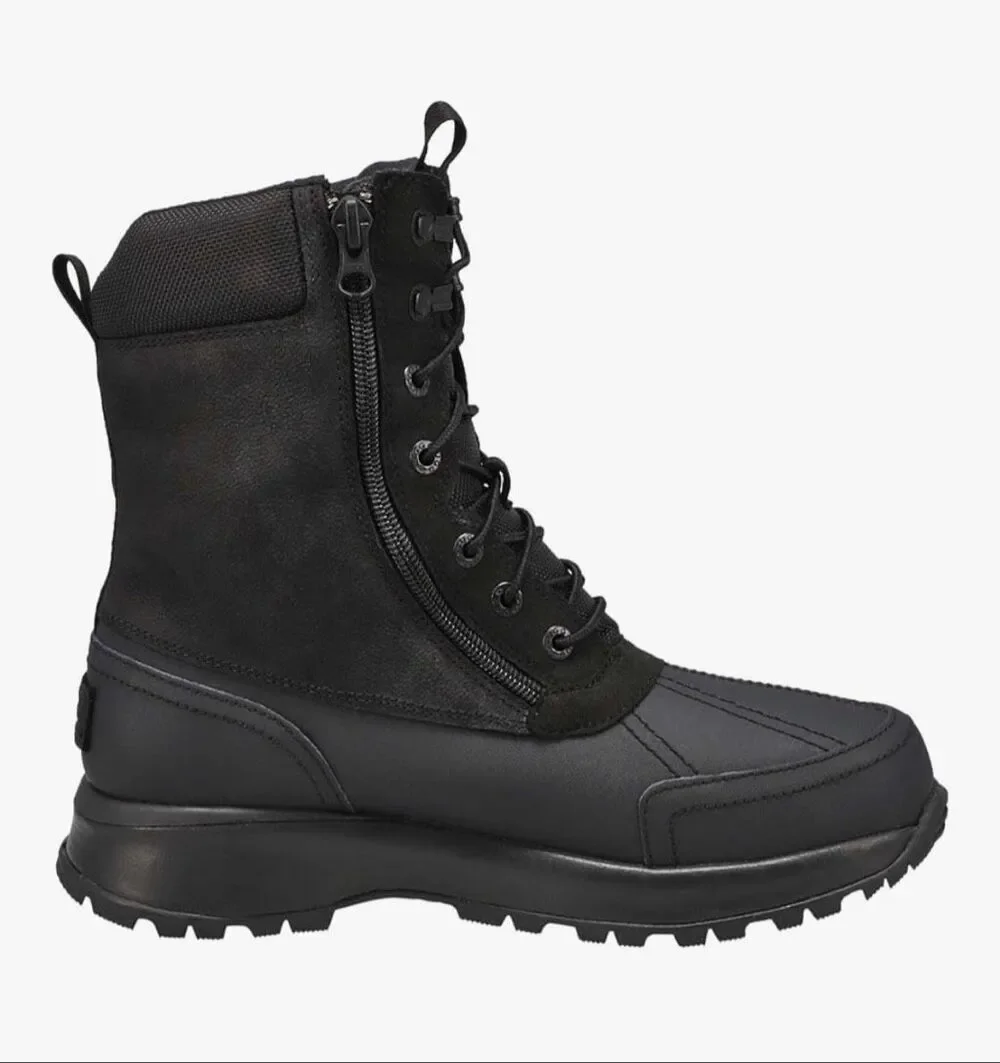 UGG $229 Emmett Duck Boot Hi Black Waterproof Cold Rated Men’s 11 NWOT